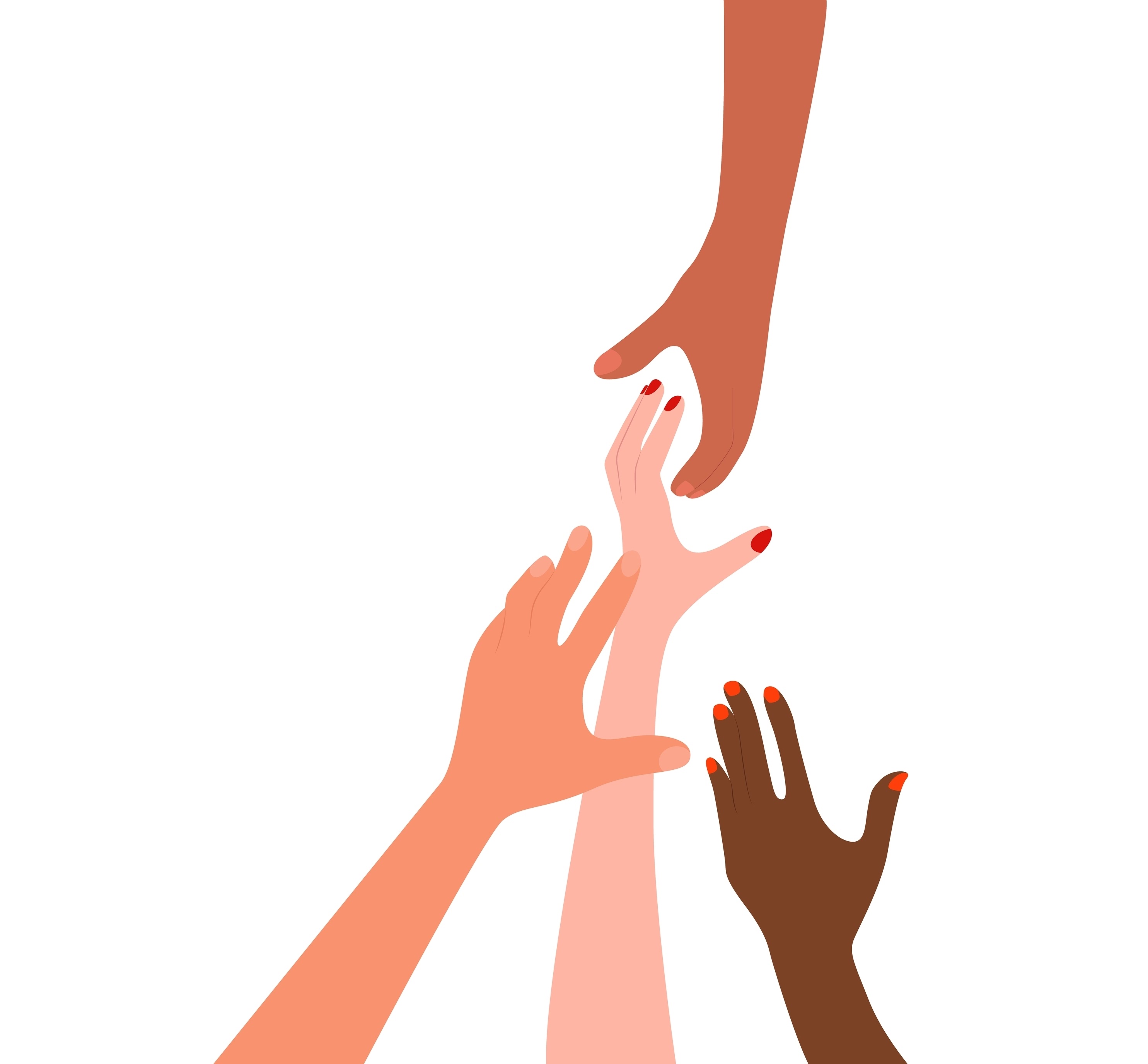 Helping hands or support symbol